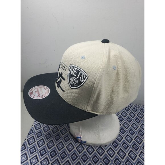 Mitchell & Ness NBA Brooklyn Nets Snapback Hat Cap - Picture 15 of 16